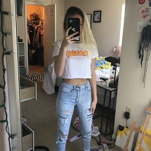 Thrasher Crop Top